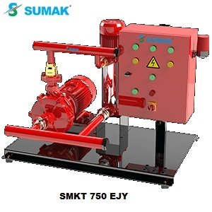 Sumak SMKT 750/2 EJY  1X7.5 Hp-1X1.8 Hp  380V  Elektrikli ve Joker Pompalı Yangın Söndürme Sistemi