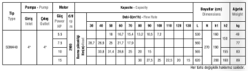 Domak SDM 440 5.5hp 380v Tek Kademeli Santrifüj Pompa