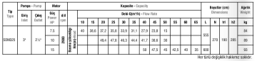 Domak SDM 220 4hp 380v Tek Kademeli Santrifüj Pompa