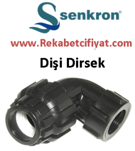 SENKRON 20x1/2'' Kaplin Dişi Dirsek ( İçten Dişli Dirsek)