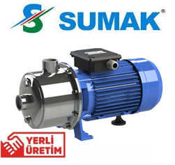 Sumak Sminox 12/220-2 2.2Hp 220v Komple Paslanmaz Çok Kademeli Santrifüj Pompa