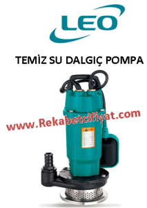 LEO QDX1.5-32-0.75A 1HP 220V Temiz Su Dalgıç Pompa (Yüksek Basınçlı)