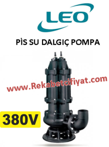 LEO 65WQ  25-17-2.2  3HP 380V 2 1/2'' Çıkışlı Pis Su Foseptik Dalgıç Pompa