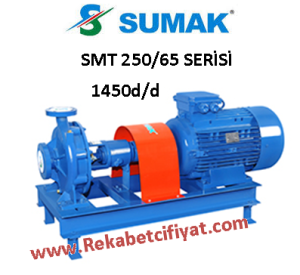 SUMAK SMT 250/65 7,5HP Salyangoz Tip 1450d/d Motor + Pompa