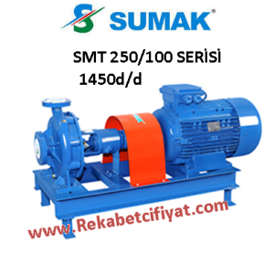 SUMAK SMT 250/100 15HP Salyangoz Tip 1450d/d Motor + Pompa