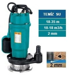 Momentum PDX1.5-15-0.37A   0.50Hp 220V  Döküm Gövdeli Yüksek İrtifalı Tek Kademeli Keson Kuyu Pompa