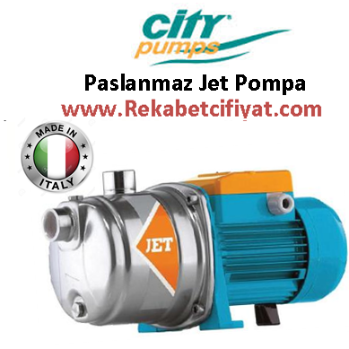 CITY MS-07 M 0.6HP 220V Paslanmaz Gövdeli Jet Pompa ( İtalyan Malı )