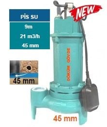 Momentum PSP50-12/1.1F   1.5Hp 220V  Döküm Gövdeli Pis Su Drenaj Dalgıç Pompa