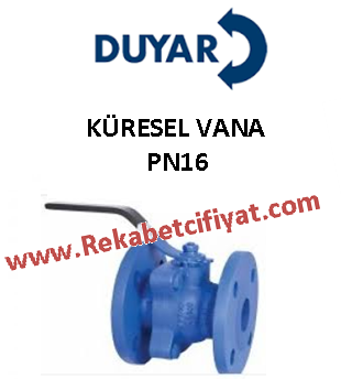 DUYAR DN20 PN16 Flanşlı Küresel Vana