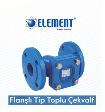 Element  ELT-PF-300  DN80    3 ''  GGG50(SFERO) Kalite Flanşlı Tip Atık Su Çekvalf (TOPLU ÇEKVALF)