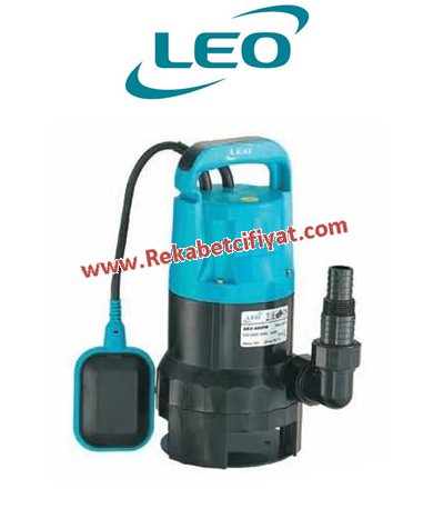 LEO XKS-1000PW 1000W 220V Şamandıralı Plastik Gövdeli Drenaj Dalgıç Pompası