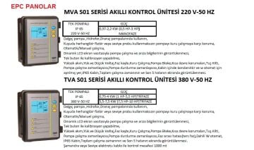 EPC TOU S01 SERİSİ -IP 65- 15 KW (20 HP)TRİFAZE 380V-50 HZ TEK POMPALI PANO - AKILLI KONTROL ÜNİTESİ (Dalgıç pompa, hidrofor ve drenaj pompalarında kullanım.)