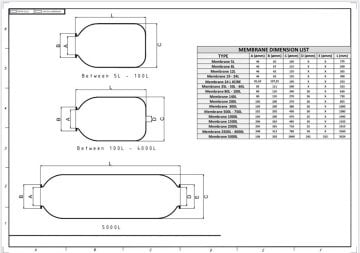 750-1000LT ORJİNAL İTALYAN EPDM GENLEŞME TANKI MEMBRAN