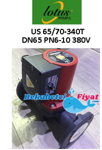 LOTUS US 65/70-340T DN65 PN6-10 380V Flanşlı Sirkülasyon Pompası YERLİ ÜRETİM