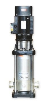 WATER SOUND CVF 32-4T -10 HP-380V- KOMPLE PASLANMAZ ÇELİK  DİK MİLLİ İNLİNE POMPA