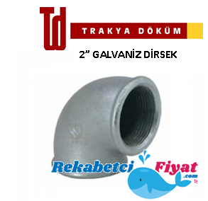 TRAKYA DÖKÜM 2'' Galvaniz Dirsek