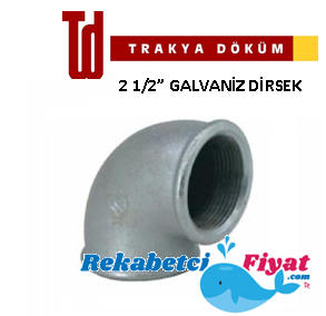 TRAKYA DÖKÜM 2 1/2'' Galvaniz Dirsek