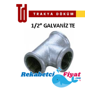 TRAKYA DÖKÜM 1/2'' Galvaniz Te