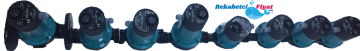 Smart SPM 25/7-180 MF 220v 1 1/2'' Çıkışlı Dişli 3 Hızlı Sirkülasyon Pompası