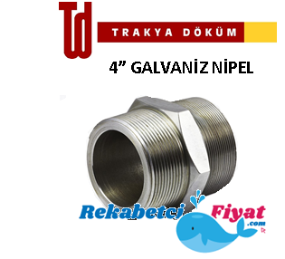 TRAKYA DÖKÜM 4'' Galvaniz Nipel