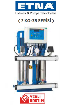 Etna 2 KO 35/3-55 7.5hp 380v İki Pompalı Çok Kademeli Paket Hidrofor