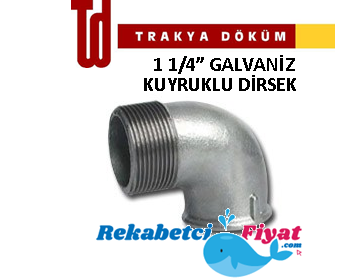 TRAKYA DÖKÜM 1 1/4'' Kuyruklu Dirsek