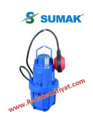 SDF4 - 1\'\' 700W FLATÖRLÜ 20MT KABLOLU TİTREŞİMLİ DALGIÇ POMPA