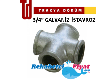 TRAKYA DÖKÜM 3/4'' Galvaniz Kuruva