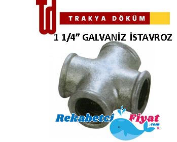 TRAKYA DÖKÜM 1 1/4'' Galvaniz Kuruva