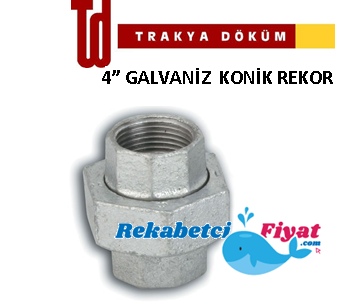 TRAKYA DÖKÜM 4'' Galvaniz Konik Rekor