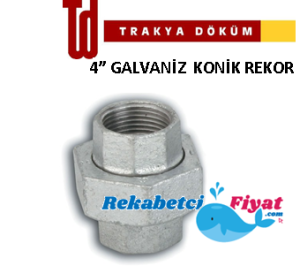 TRAKYA DÖKÜM 4'' Galvaniz Konik Rekor