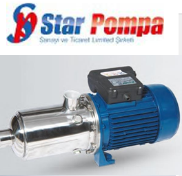 Star SPINOX 607 T 1.5hp 380v Full Paslanmaz Ceketli Fanlı Çok Kademeli Santrifüj Pompa