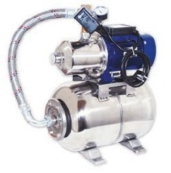WATER SOUND DW2-60/075D AUTO-P-50 -1HP-220V- KADEMELİ PASLANMAZ 304 TANKLI PAKET HİDROFOR