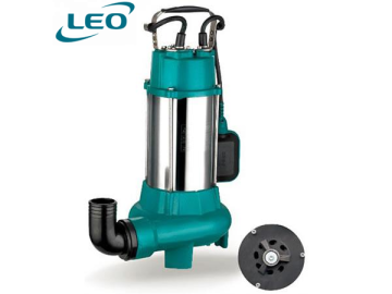 Leo  XSP14-7/1.1ID	 1.5Hp 220V   Paslanmaz Çelik, Bıçaklı Atık Su Dalgıç Pompa