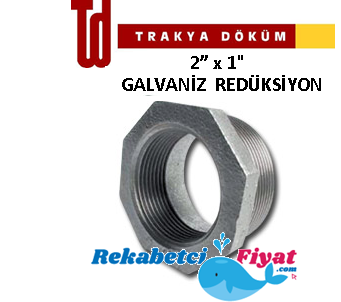 TRAKYA DÖKÜM 2'' X 1'' Galvaniz Redüksiyon