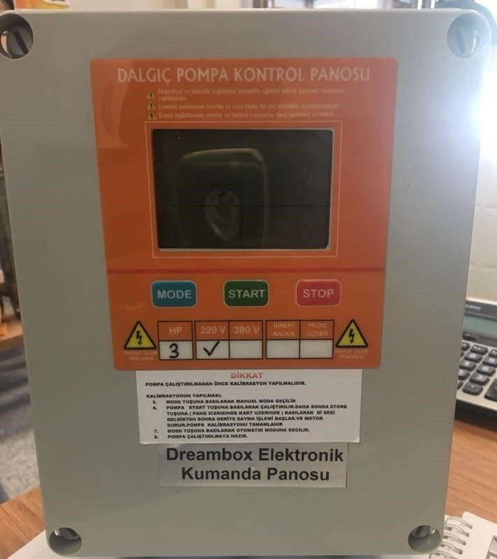 DREAMBOX EBM 300 1HP -3HP 220V Dalgıç Pompa Panosu