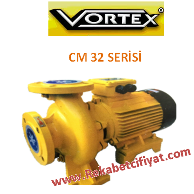 VORTEX CM 32-160A 4HP 380V Yatay Monoblok Santrifüj Pompa