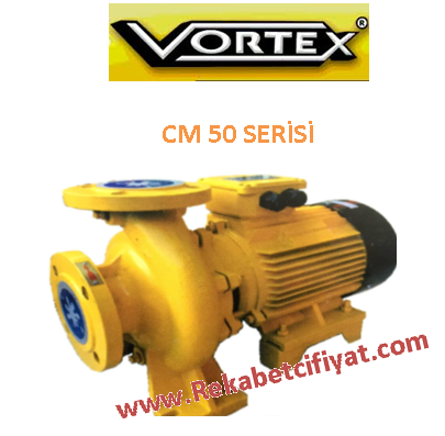 VORTEX CM 50-160C  5,5HP 380V Yatay Monoblok Santrifüj Pompa