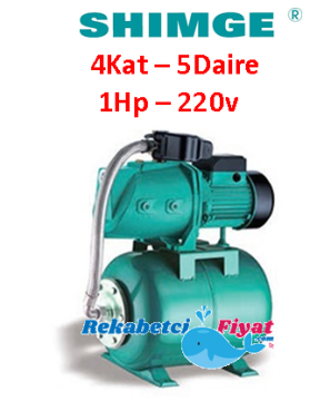 SHIMGE SGJW75+20L 1HP 220V Döküm Gövdeli Jet Hidrofor