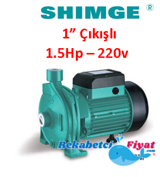 SHIMGE CPm170 1.5Hp 220v 1'' Çıkışlı Tek Kademeli Santrifüj Pompa