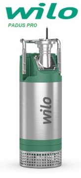 WİLO Padus PRO M08/T090-540/P  380V  12.2 Hp  Ağır Hizmet Tipi Kirli Su Drenaj Pompa