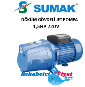 SUMAK SMJ150 1,5Hp 220V Döküm Gövdeli Jet Pompa