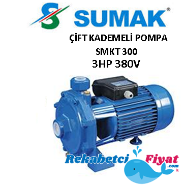 SUMAK SMKT300 3Hp 380V Çift Kademeli Santrifüj Pompa