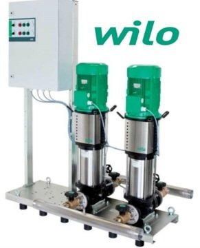 Wilo COE2-Helix FIRST V 1609-5/16/E/KS/7.5kW   380V  10HP  İki Pompalı Kademeli Paslanmaz Paket Hidrofor