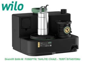 WİLO Drainlift SANI-M  M.12M/1  1.1kW 220V  ENTEGRE POMPALI  FOSEPTİK ATIK SU TAHLİYE İSTASYONU (ATIK SU TERFİ ÜNİTESİ)