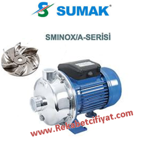 SUMAK, SMINOX/A-100 1HP 220V 1 1/4'' Çıkışlı Paslanmaz Santrifüj Pompa