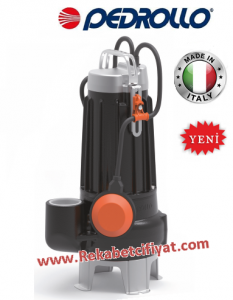 PEDROLLO MCm 10/45 - N 1HP 220V 2\'\' Çıkışlı Flatörlü Döküm Gövdeli Foseptik Dlgıç Pompası