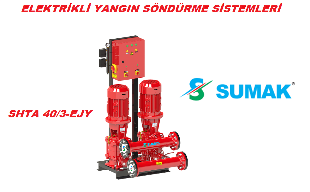 SUMAK SHTA 40/3 - EJY ELEKTRİKLİ YANGIN HİDROFORU- Fiyat bilgisi için bizimle iletişime geçiniz.