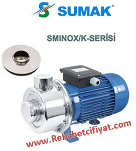 SUMAK SMINOX/K-220/2T 2.2HP 380V 2\'\'Çıkışlı Paslanmaz Santrifüj Pompa
