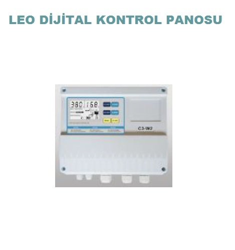 Leo  C3-W2    380V   0.75-4kW    Dijital Kontrol Panosu